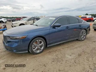 2024 Honda Accord EX с VIN 1HGCY1F36RA039875, выставлен на аукционе Copart как лот 58184355 с пробегом 45 091 миль миль и Списание • Salvage title. История ставок и продаж доступна на DreamBid. Изображение 1.