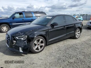 2017 Audi A3 Sedan Premium with VIN WAUB8GFF5H1019443, listed as a Copart auction lot 51184725 with 108,134 mi miles and Salvage Title. Bid and sale history available at carsss.com. Image 1.