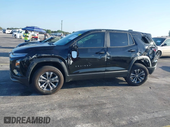 2025 Chevrolet Equinox FWD LT with VIN 3GNAXHEG1SL140298, listed as a IAAI auction lot 41801742 with 3,640 mi miles and . Bid and sale history available at DreamBid. Image 6.