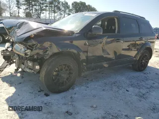 2018 Dodge Journey SE with VIN 3C4PDCAB4JT529279, listed as a Copart auction lot 46864845 with 111,686 mi miles and Salvage Title. Bid and sale history available at DreamBid. Image 1.