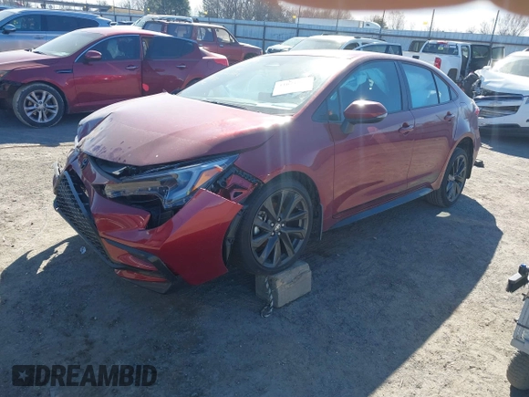 2024 Toyota Corolla SE with VIN 5YFS4MCEXRP217005, listed as a IAAI auction lot 41621895 with 4,177 mi miles and . Bid and sale history available at DreamBid. Image 19.