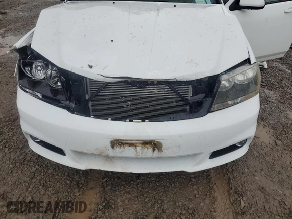 2014 Dodge Avenger SXT with VIN 1C3CDZCG3EN165716, listed as a Copart auction lot 57795365 with 33,070 mi miles and Salvage title. Bid and sale history available at DreamBid. Image 11.