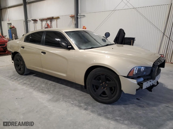 2014 Dodge Charger Police with VIN 2C3CDXAT5EH307920, listed as a Copart auction lot 50236905 with 237,309 mi miles and Salvage Title. Bid and sale history available at carsss.com. Image 4.