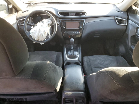 2016 Nissan Rogue SV with VIN 5N1AT2MV1GC897234, listed as a Copart auction lot 46265185 with 0 mi miles and Salvage Title. Bid and sale history available at carsss.com. Image 8.
