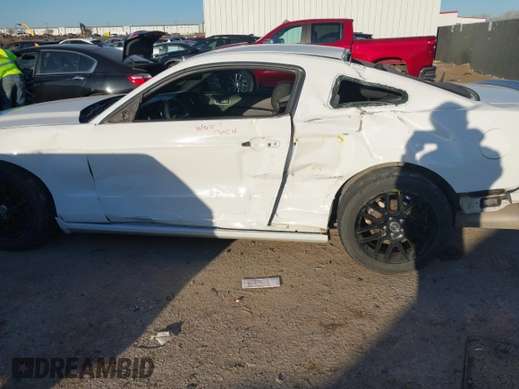 2014 Ford Mustang V6 with VIN 1ZVBP8AM2E5327057, listed as a IAAI auction lot 41762031 with 167,462 mi miles. Bid and sale history available at carsss.com. Image 6.