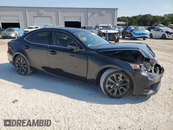 2015 Lexus IS 250 with VIN JTHBF1D27F5080738, listed as a Copart auction lot 62400825 with 71,896 mi miles and Salvage title. Bid and sale history available at DreamBid. Image 4.