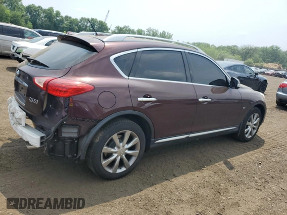 2017 Infiniti QX50 z VIN JN1BJ0RRXHM412120, wystawiony jako Copart lot #59751115 z przebiegiem 96 627 mil mil oraz Szkoda całkowita • Salvage title. Historia ofert i sprzedaży dostępna na DreamBid. Obrazek 3.