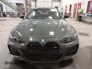 2025 BMW 4 Series M440i xDrive with VIN WBA83DA00SCT09661, listed as a IAAI auction lot 42591731 with 3,923 mi miles and . Bid and sale history available at DreamBid. Image 12.