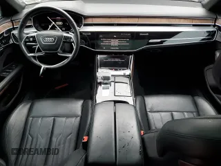 2022 Audi A8 with VIN WAULDAF85NN004895, listed as a Copart auction lot 51758025 with 61,164 mi miles and Salvage title. Bid and sale history available at DreamBid. Image 8.