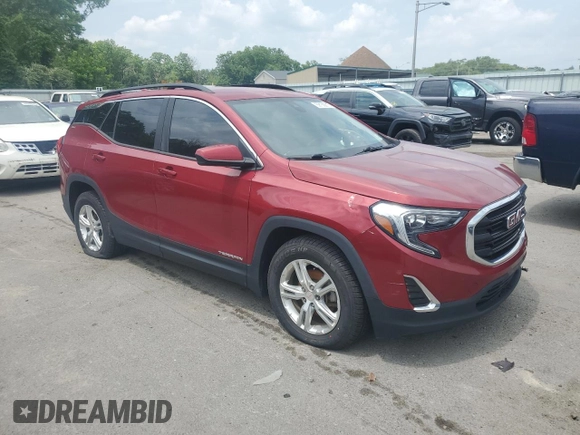 2021 GMC Terrain SLE with VIN 3GKALMEV9ML317196, listed as a Copart auction lot 59150915 with 84,614 mi miles and Salvage title. Bid and sale history available at DreamBid. Image 4.