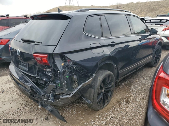 2020 Volkswagen Tiguan SE with VIN 3VV2B7AX8LM114368, listed as a Copart auction lot 50949875 with 69,046 mi miles and Salvage Title. Bid and sale history available at carsss.com. Image 3.