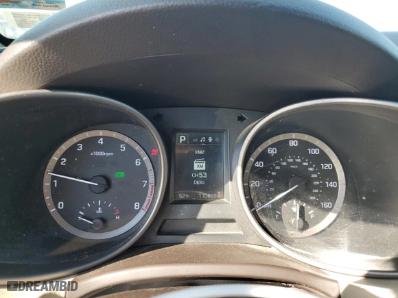 2017 Hyundai Santa Fe Sport 2.4L with VIN 5XYZT3LBXHG393749, listed as a Copart auction lot 47776314 with 110,869 mi miles and Salvage Title. Bid and sale history available at carsss.com. Image 9.