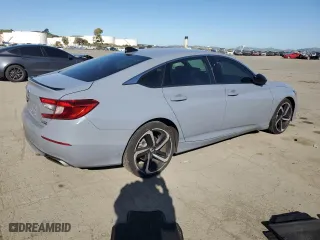 2022 Honda Accord Sedan Sport SE with VIN 1HGCV1F41NA108712, listed as a Copart auction lot 48346815 with 25,941 mi miles and Salvage Title. Bid and sale history available at carsss.com. Image 3.