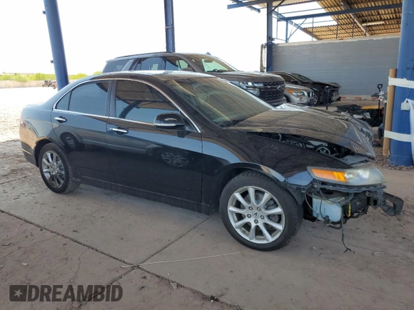 2008 Acura TSX with VIN JH4CL96878C021622, listed as a Copart auction lot 60723585 with Not provided miles and Salvage title. Bid and sale history available at DreamBid. Image 4.