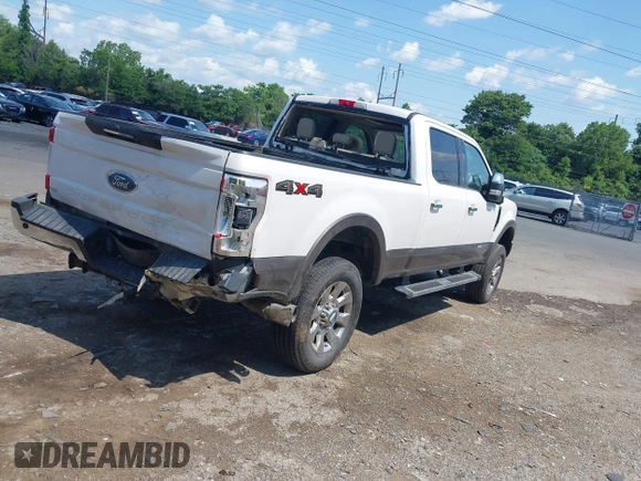 2017 Ford F-250 Lariat with VIN 1FT7W2BT8HED03378, listed as a IAAI auction lot 42545547 with 240,558 mi miles and . Bid and sale history available at DreamBid. Image 4.