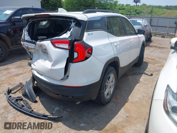 2022 GMC Terrain SLE with VIN 3GKALMEV1NL138927, listed as a IAAI auction lot 42334616 with 75,432 mi miles and . Bid and sale history available at DreamBid. Image 4.