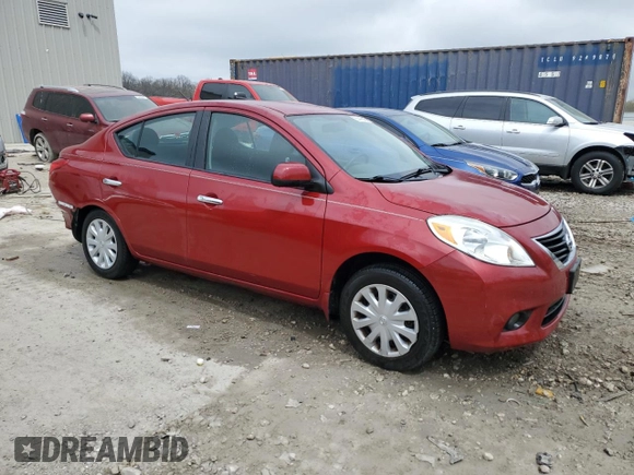 2012 Nissan Versa SV with VIN 3N1CN7AP5CL890900, listed as a Copart auction lot 55446645 with 79,429 mi miles and Non repairable. Bid and sale history available at DreamBid. Image 4.