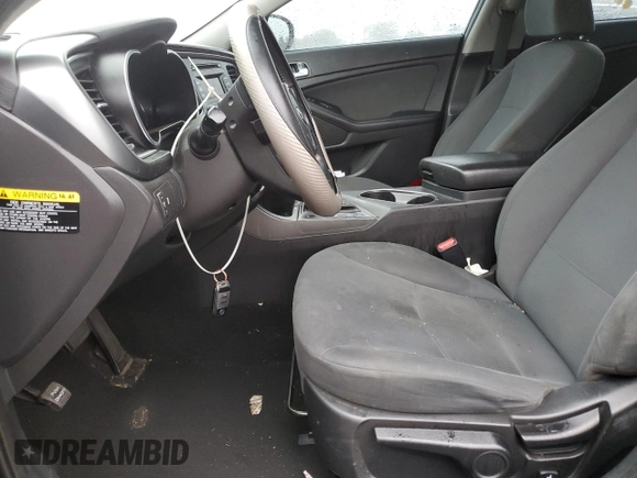 2015 Kia Optima Hybrid with VIN KNAGM4AD0F5082638, listed as a Copart auction lot 72855864 with 0 mi miles and Salvage Title. Bid and sale history available at carsss.com. Image 7.