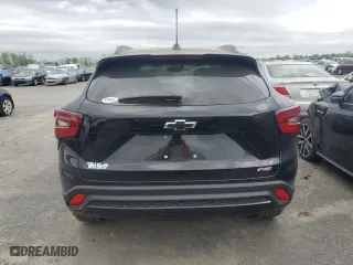 2025 Chevrolet Trax 2RS with VIN KL77LJEP9SC105667, listed as a Copart auction lot 53483875 with 3,600 mi miles and Salvage Title. Bid and sale history available at carsss.com. Image 6.