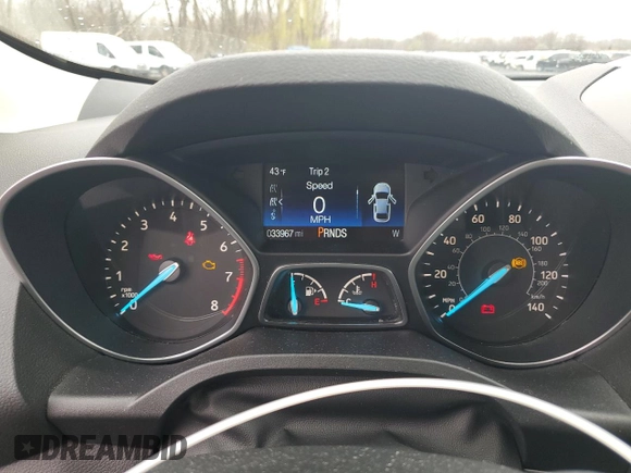2018 Ford Escape SEL with VIN 1FMCU9HD5JUA26757, listed as a Copart auction lot 52683605 with 33,967 mi miles and Salvage Title. Bid and sale history available at carsss.com. Image 9.