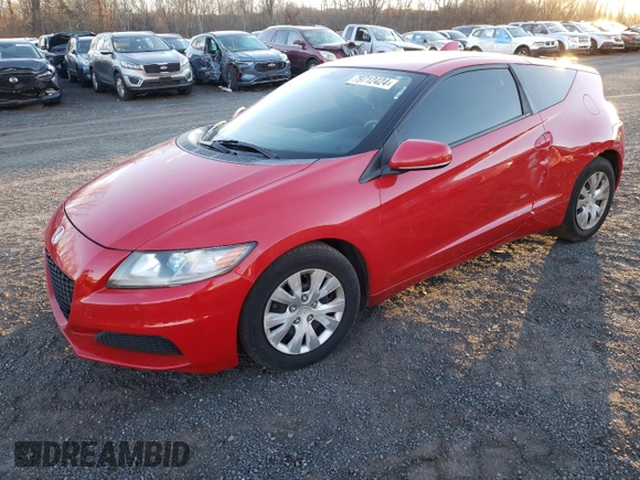 2013 Honda CR-Z with VIN JHMZF1C49DS000050, listed as a Copart auction lot 79712424 with 118,527 mi miles and Salvage Title. Bid and sale history available at carsss.com. Image 1.