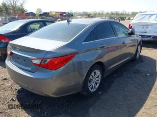 2013 Hyundai Sonata GLS with VIN 5NPEB4AC1DH607954, listed as a IAAI auction lot 42063892 with 116,306 mi miles and . Bid and sale history available at carsss.com. Image 4.