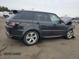 2020 Land Rover Range Rover Sport HSE with VIN SALWR2SU6LA717974, listed as a Copart auction lot 87954915 with 55,044 mi miles and Salvage Title. Bid and sale history available at carsss.com. Image 3.