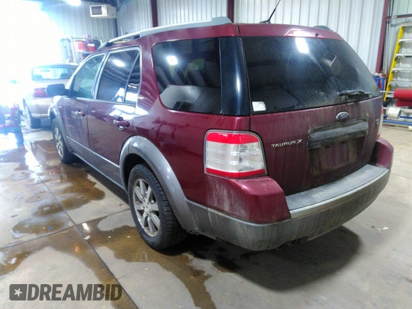 2008 Ford Taurus X SEL with VIN 1FMDK05W98GA37104, listed as a IAAI auction lot 42123902 with 166,739 mi miles and . Bid and sale history available at DreamBid. Image 3.