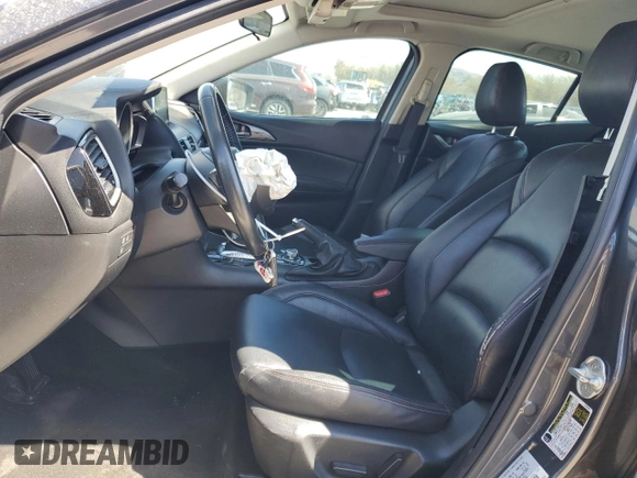 2014 Mazda 3 i Grand Touring with VIN JM1BM1W71E1144410, listed as a Copart auction lot 49713045 with 137,718 mi miles and Salvage Title. Bid and sale history available at carsss.com. Image 7.