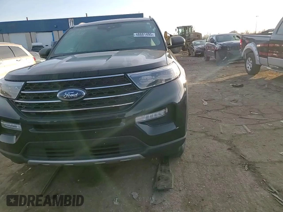 2023 Ford Explorer XLT with VIN 1FMSK8DH2PGA15288, listed as a Copart auction lot 48881495 with 29,235 mi miles and Clean Title. Bid and sale history available at carsss.com. Image 11.