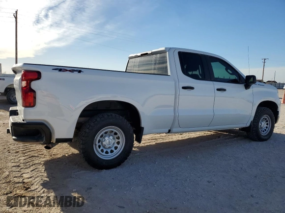 2022 Chevrolet Silverado 1500 Work Truck with VIN 1GCRDAED1NZ506131, listed as a Copart auction lot 44054255 with 103,083 mi miles and Clean Title. Bid and sale history available at DreamBid. Image 3.