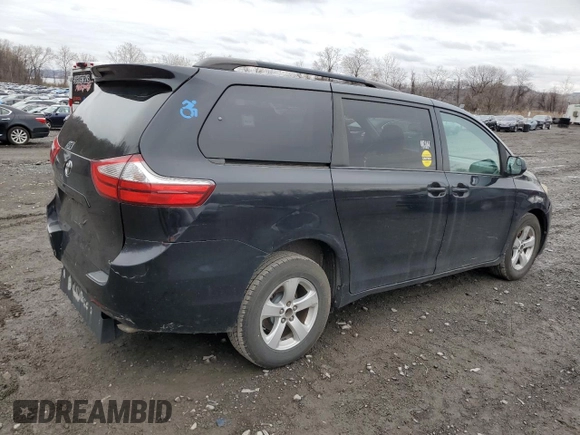 2017 Toyota Sienna LE Auto Access Seat с VIN 5TDKZ3DC5HS839932, выставлен на аукционе Copart как лот 53043735 с пробегом 240 630 миль миль и Чистый • Clean title. История ставок и продаж доступна на DreamBid. Изображение 3.