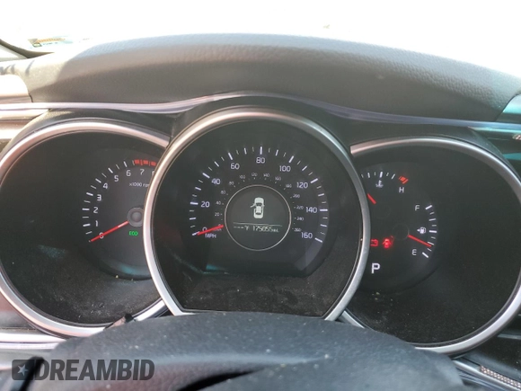 2015 Kia Optima LX with VIN 5XXGM4A77FG490482, listed as a Copart auction lot 49496865 with 175,055 mi miles and Salvage Title. Bid and sale history available at carsss.com. Image 9.