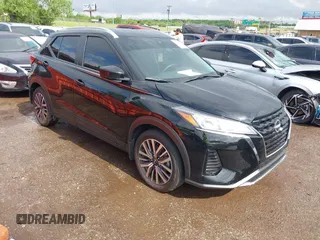 2023 Nissan Kicks SV with VIN 3N1CP5CV3PL520674, listed as a IAAI auction lot 42131359 with 13,132 mi miles and . Bid and sale history available at DreamBid. Image 1.