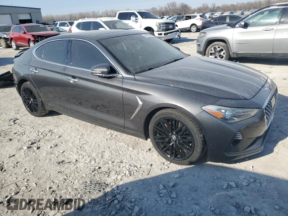 2019 Genesis G70 2.0T Advanced with VIN KMTG34LA5KU030769, listed as a Copart auction lot 48189325 with 100,443 mi miles and Salvage Title. Bid and sale history available at carsss.com. Image 4.