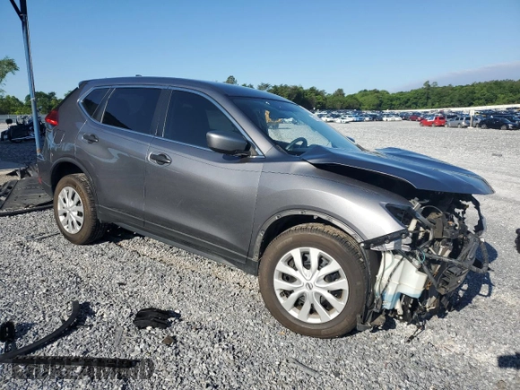 2017 Nissan Rogue S with VIN KNMAT2MV2HP508065, listed as a Copart auction lot 55185215 with 88,076 mi miles and Salvage title. Bid and sale history available at DreamBid. Image 4.