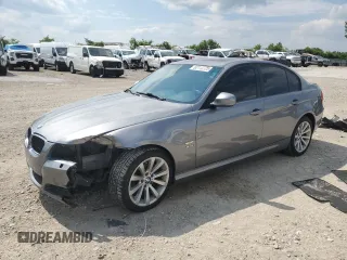 2011 BMW 3 Series 328i xDrive with VIN WBAPK7C55BF082930, listed as a Copart auction lot 60112395 with 153,376 mi miles and Salvage title. Bid and sale history available at DreamBid. Image 1.