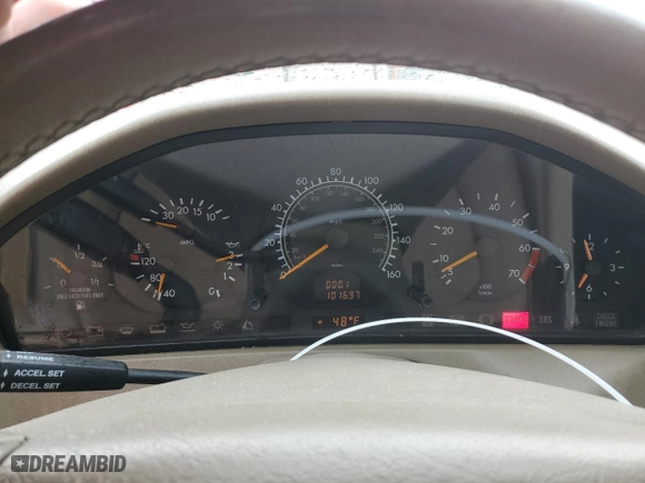 1998 Mercedes-Benz SL-Class with VIN WDBFA67F1WF160719, listed as a Copart auction lot 52823645 with 101,697 mi miles and Clean Title. Bid and sale history available at carsss.com. Image 9.