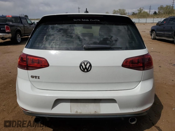 2015 Volkswagen GTI S with VIN 3VWYT7AU2FM045576, listed as a Copart auction lot 53338075 with 94,486 mi miles and Salvage Title. Bid and sale history available at DreamBid. Image 6.