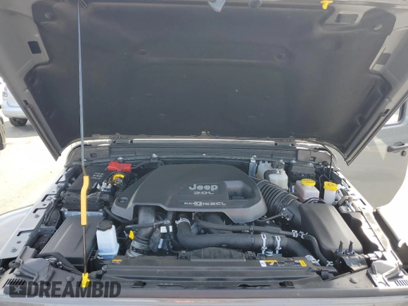 2023 Jeep Wrangler Willys Sport with VIN 1C4HJXDM6PW583932, listed as a Copart auction lot 75165174 with 7,624 mi miles and Salvage title. Bid and sale history available at DreamBid. Image 11.
