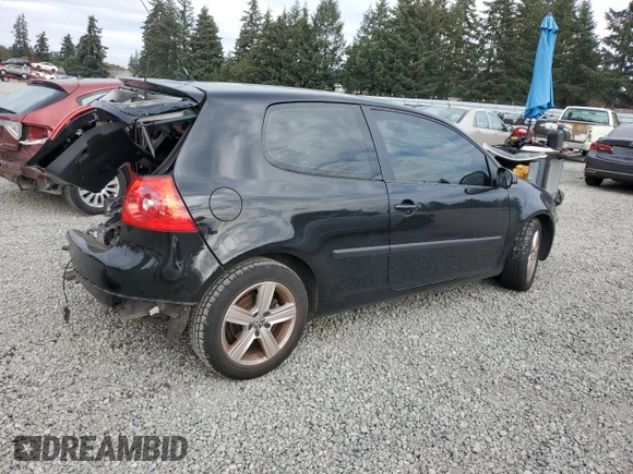 2009 Volkswagen Rabbit S with VIN WVWBB71K89W037593, listed as a Copart auction lot 74941614 with 51,645 mi miles and Salvage title. Bid and sale history available at DreamBid. Image 3.