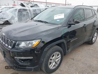 2018 Jeep Compass Sport with VIN 3C4NJCAB9JT339316, listed as a IAAI auction lot 41710918 with 130,344 mi miles. Bid and sale history available at carsss.com. Image 6.