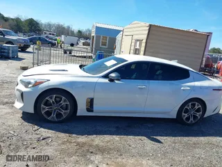 2020 Kia Stinger GT-Line with VIN KNAE15LA3L6081076, listed as a IAAI auction lot 41649606 with 7,800 mi miles. Bid and sale history available at carsss.com. Image 14.