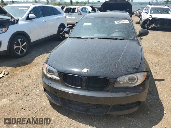 2010 BMW 1 Series 135i with VIN WBAUC7C54AVK96165, listed as a Copart auction lot 65398204 with Not Provided miles and Salvage Title. Bid and sale history available at carsss.com. Image 5.
