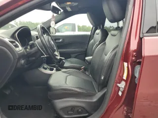 2021 Jeep Compass 80th Anniversary with VIN 3C4NJDEBXMT546477, listed as a Copart auction lot 58854585 with 57,376 mi miles and Non repairable. Bid and sale history available at DreamBid. Image 7.