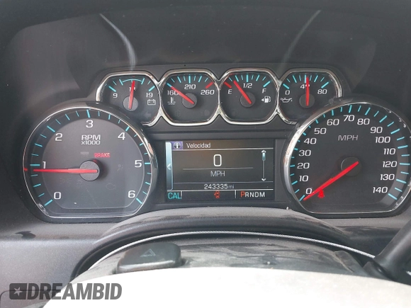 2015 Chevrolet Silverado 1500 LT with VIN 3GCPCREC7FG411610, listed as a IAAI auction lot 41975360 with 243,335 mi miles and . Bid and sale history available at DreamBid. Image 7.