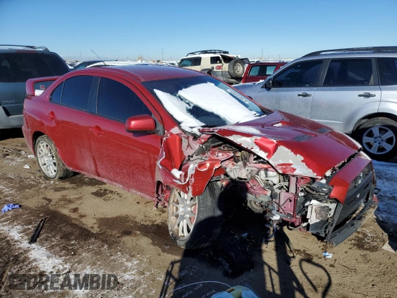 2008 Mitsubishi Lancer Evolution GSR with VIN JA3AW86V38U050124, listed as a Copart auction lot 87663485 with 153,827 mi miles and Salvage Title. Bid and sale history available at carsss.com. Image 4.