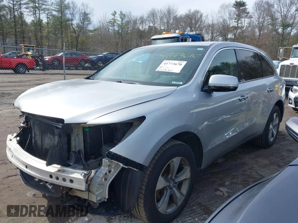 2014 Acura MDX с VIN 5FRYD4H25EB015413, выставлен на аукционе IAAI как лот 41773670 с пробегом 227 998 миль миль и . История ставок и продаж доступна на DreamBid. Изображение 2.
