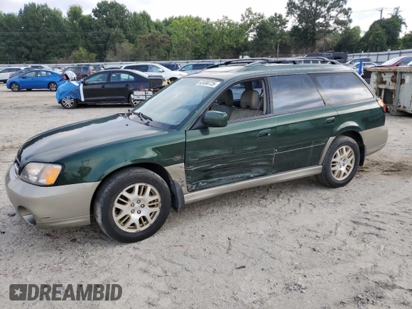 2001 Subaru Legacy Outback L.L. Bean with VIN 4S3BH806717639585, listed as a Copart auction lot 63498725 with 184,907 mi miles and Salvage title. Bid and sale history available at DreamBid. Image 1.