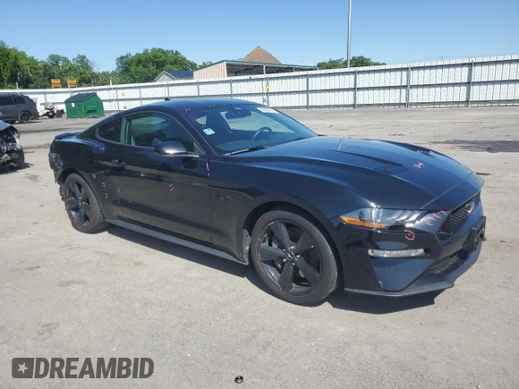 2022 Ford Mustang GT with VIN 1FA6P8CF5N5111034, listed as a Copart auction lot 58890835 with 51,032 mi miles and Salvage title. Bid and sale history available at DreamBid. Image 4.